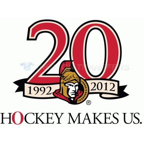 Ottawa Senators Iron-on Stickers (Heat Transfers)NO.279